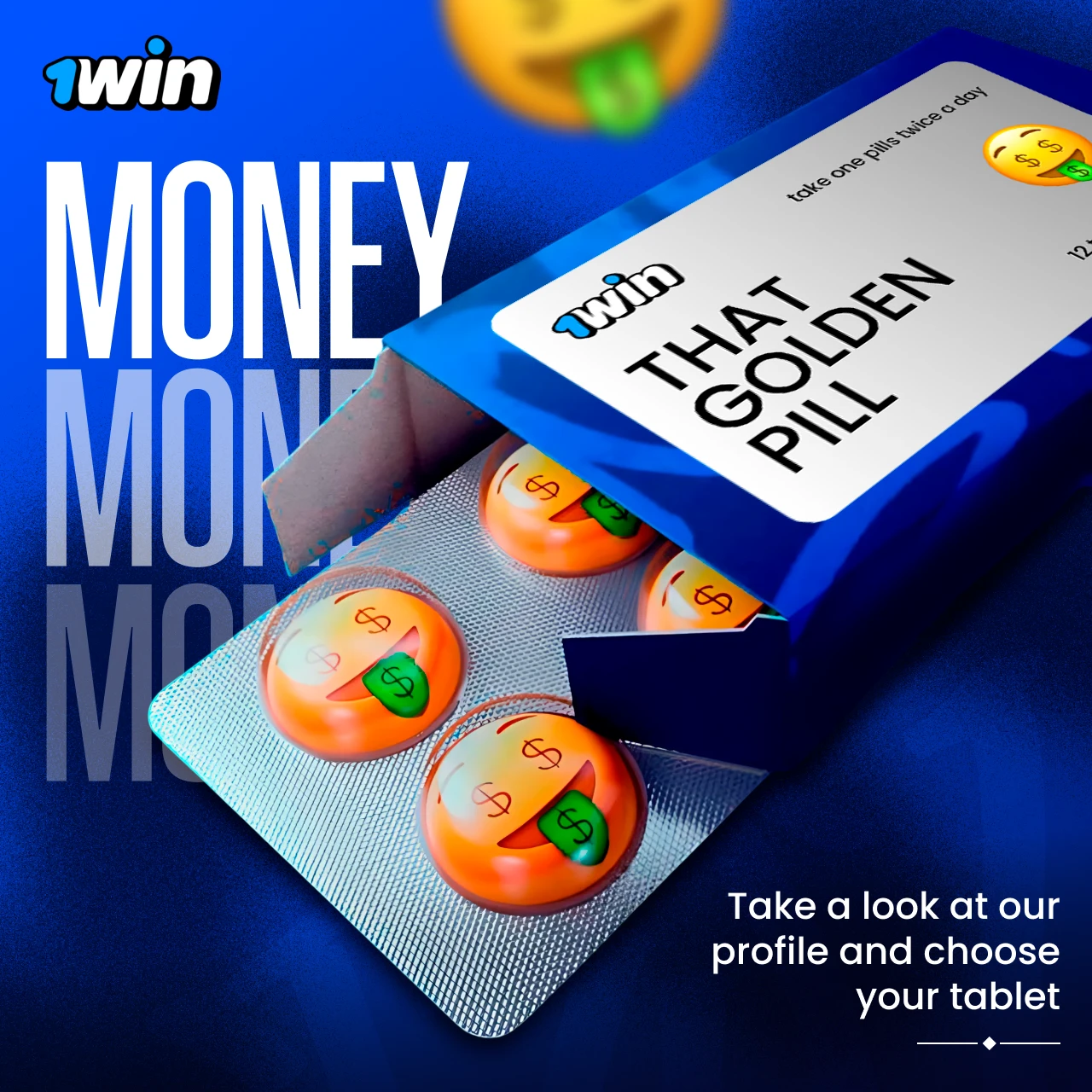 1win Partners — social asset